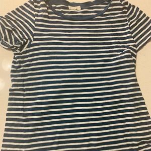 Aritzia - Blue and White Stripped T-Shirt